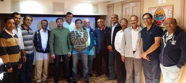 Meeting at Upendra Solanki's residence